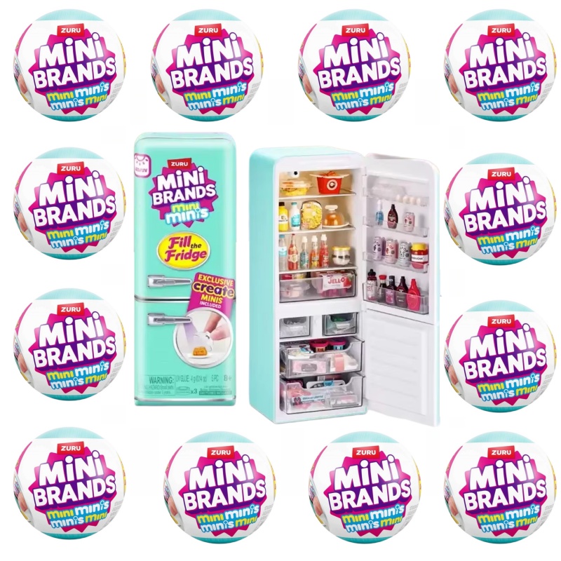 Ornament Ball Set - Kotak Kejutan Bola Kulkas Mini Brands