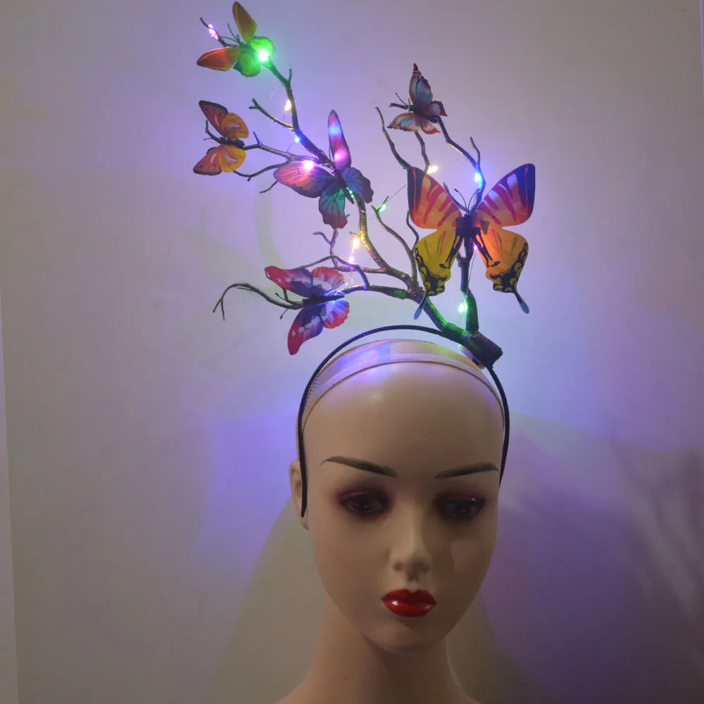 Reindeer Antlers Headband - Bando Tanduk Rusa Berlampu, Aksesoris Kostum