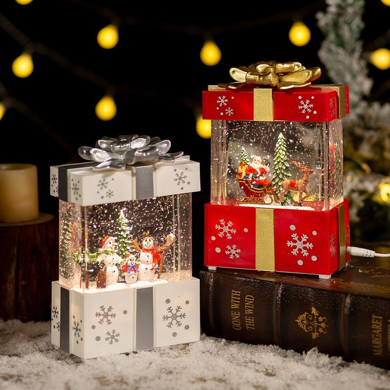 Snow Globe Musical - Kotak Musik Bola Salju Otomatis -