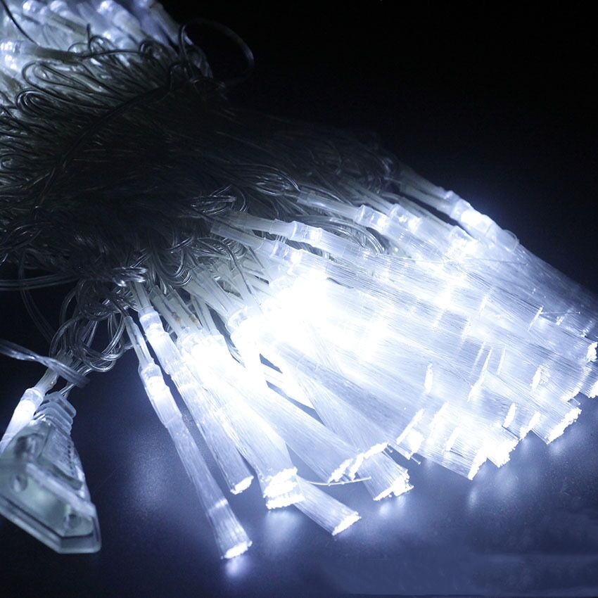 Led Fairy String Lights - 33FT 10M 80LED lampu serat optik