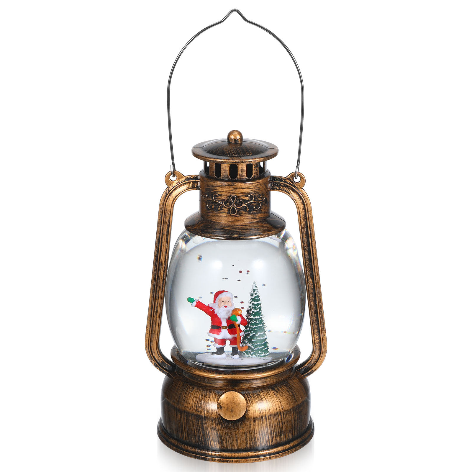 Snow Globe Musical - Lentera Bola Salju Natal dengan Musik