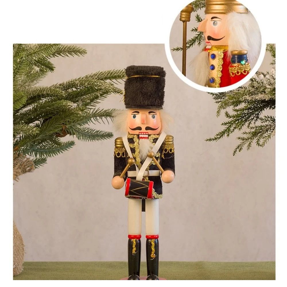 Nutcracker Figurine - Perlengkapan Advent Patung Prajurit Raja Nutcracker