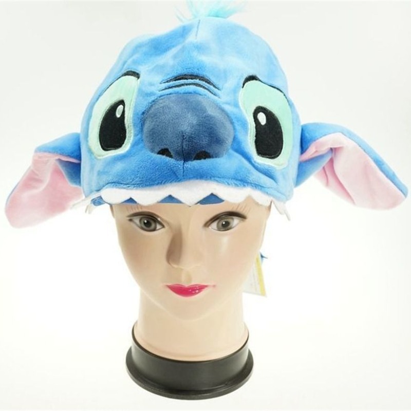 Santa Hat Plush - Topi Boneka Kartun Anime Stitch Winnie