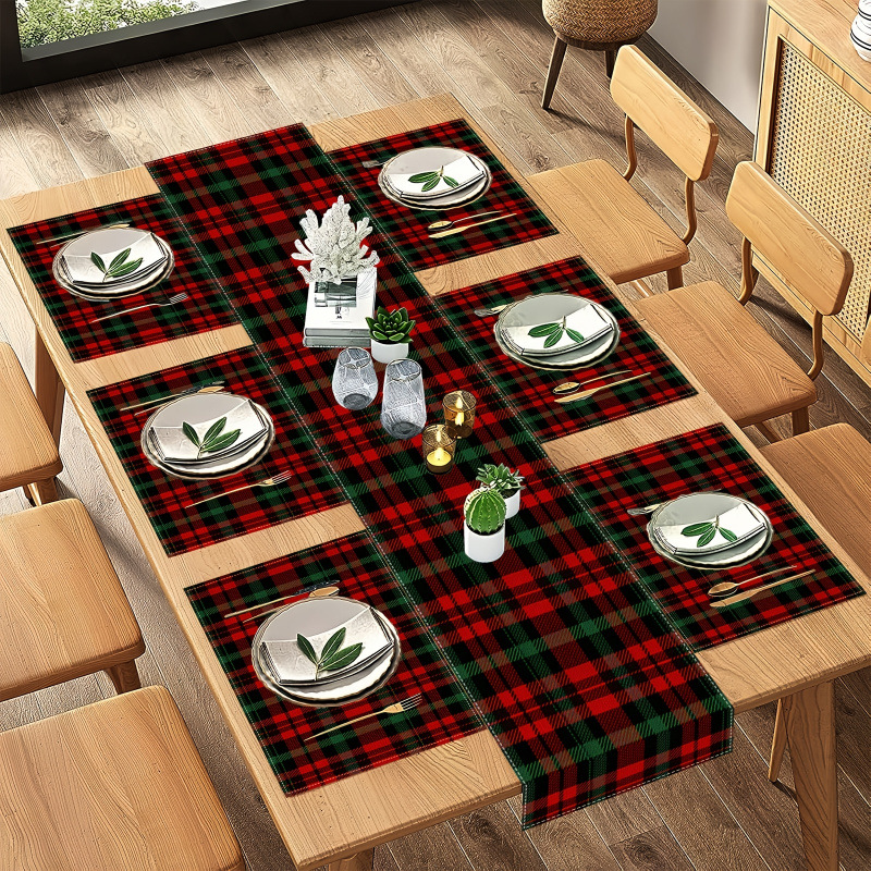 Set Alas Meja dan Taplak Meja  - Christmas Table Runner ulasan dan harga