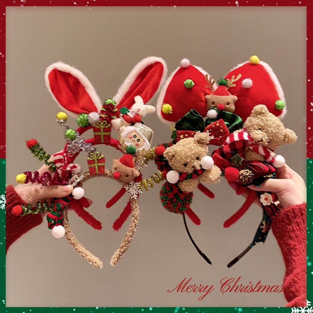 Hiasan Natal, Headband Natal,  - Reindeer Antlers Headband ulasan dan harga
