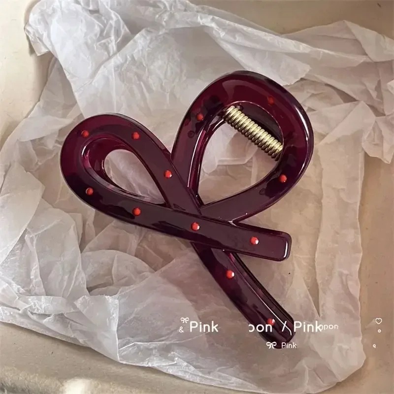 2 Buah Jepit Rambut Wanita Vin - Ribbon Bow Gift ulasan dan harga
