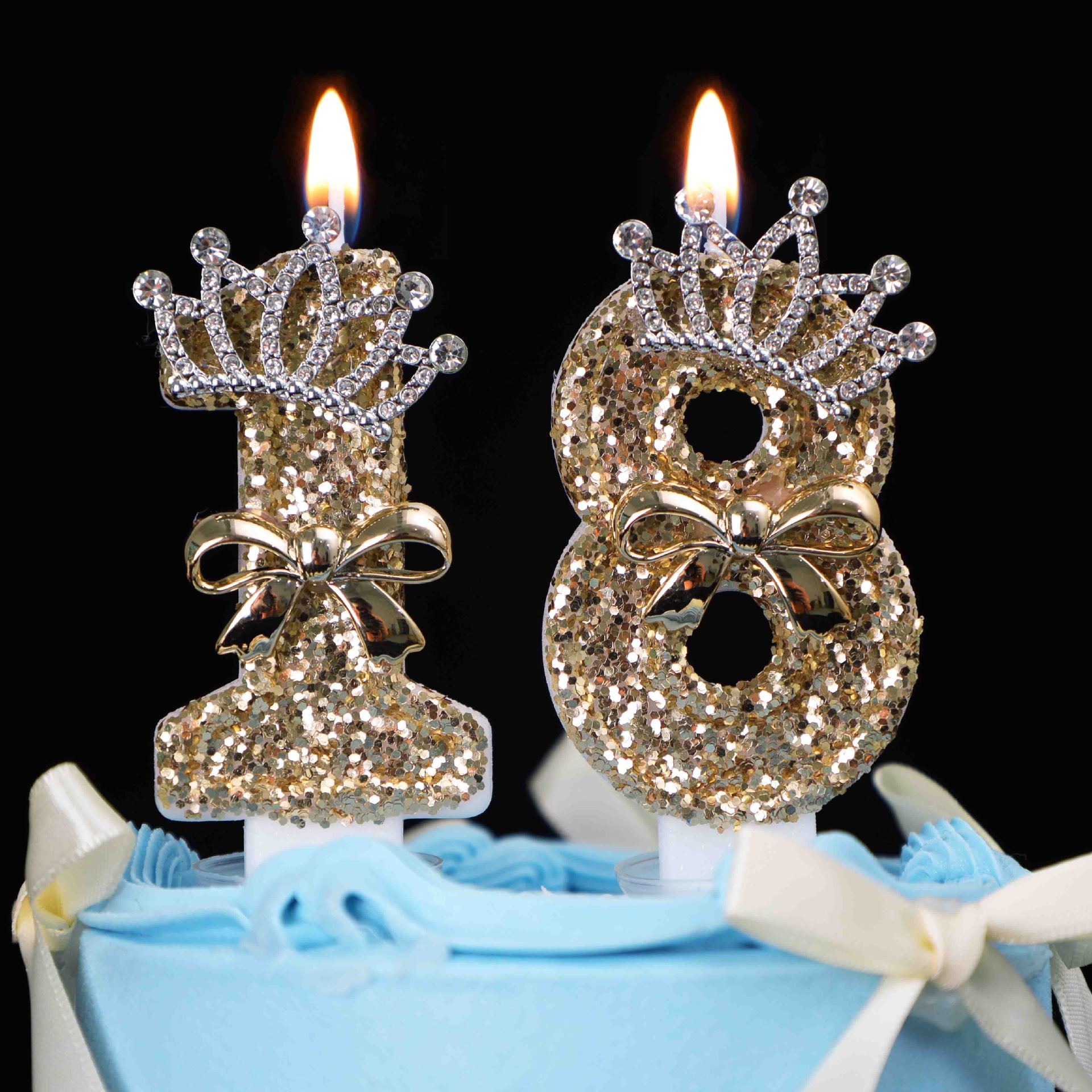 Lilin Ulang Tahun Angka Mahkot - Holiday Candle Set ulasan dan harga