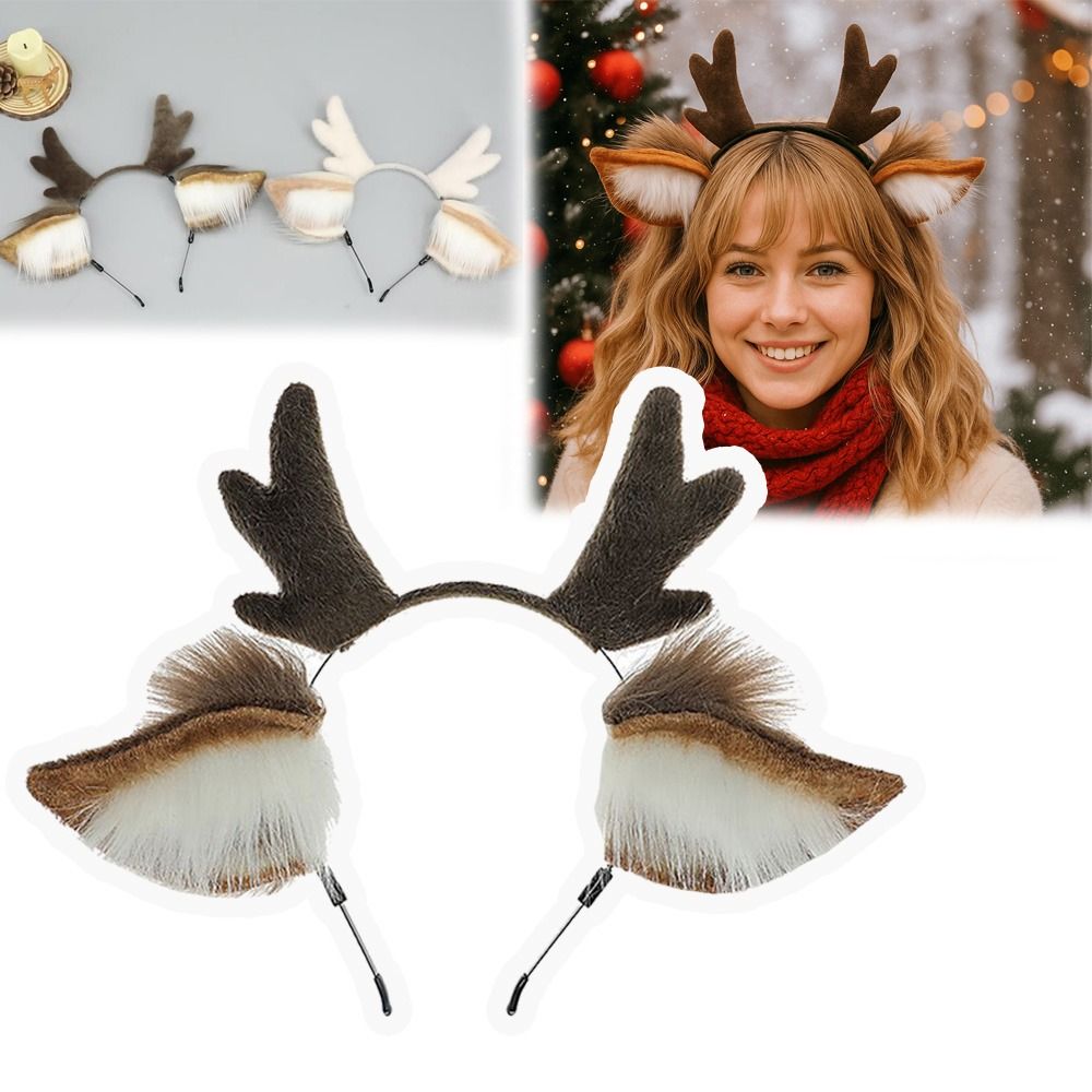 Headband Tanduk Rusa Imut untu - Reindeer Antlers Headband ulasan dan harga