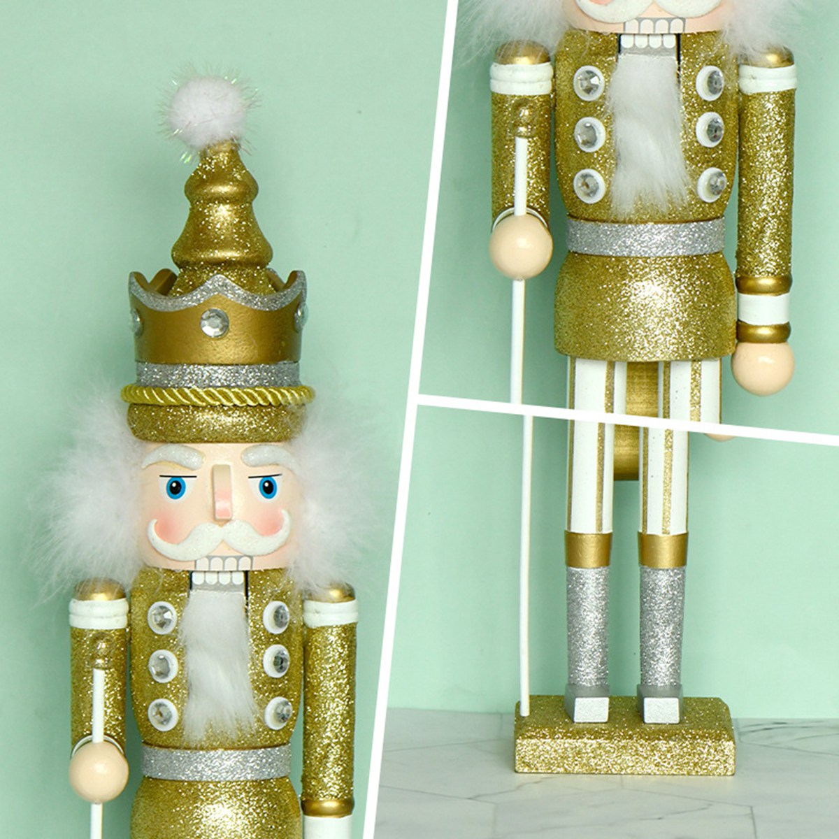 Ornamen Nutcracker Raja Kayu B - Nutcracker Figurine ulasan dan harga