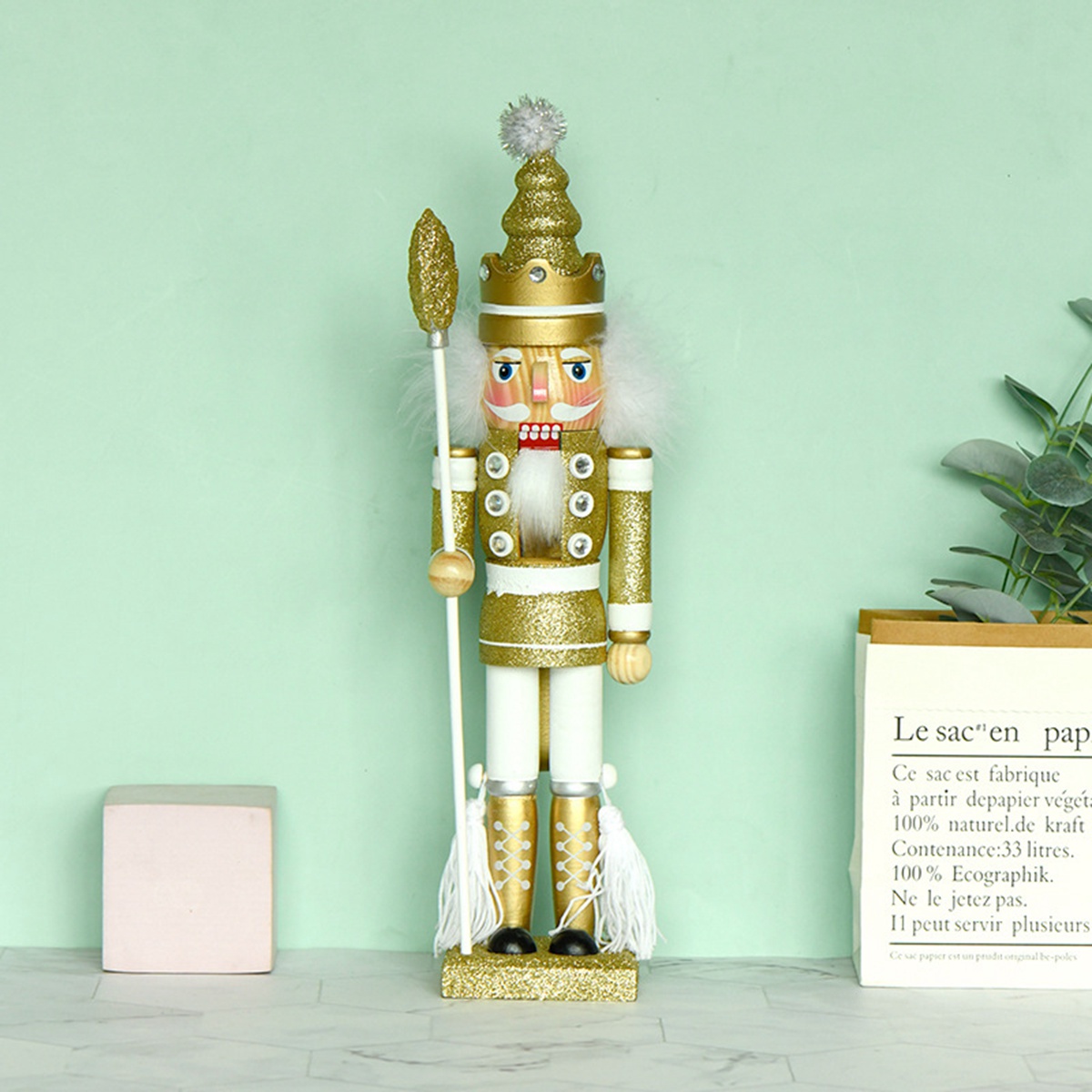 Ornamen Nutcracker Raja Kayu B - Nutcracker Figurine ulasan dan harga