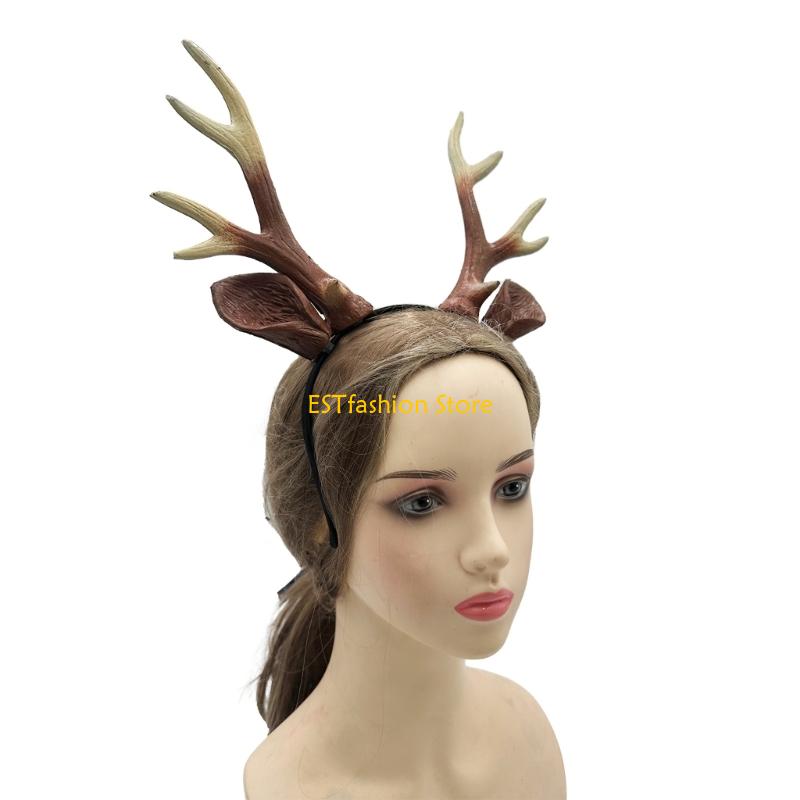 Y5gc rusa tanduk rambut rusa r - Reindeer Antlers Headband ulasan dan harga