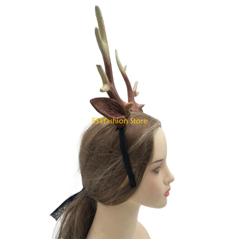 Y5gc rusa tanduk rambut rusa r - Reindeer Antlers Headband ulasan dan harga