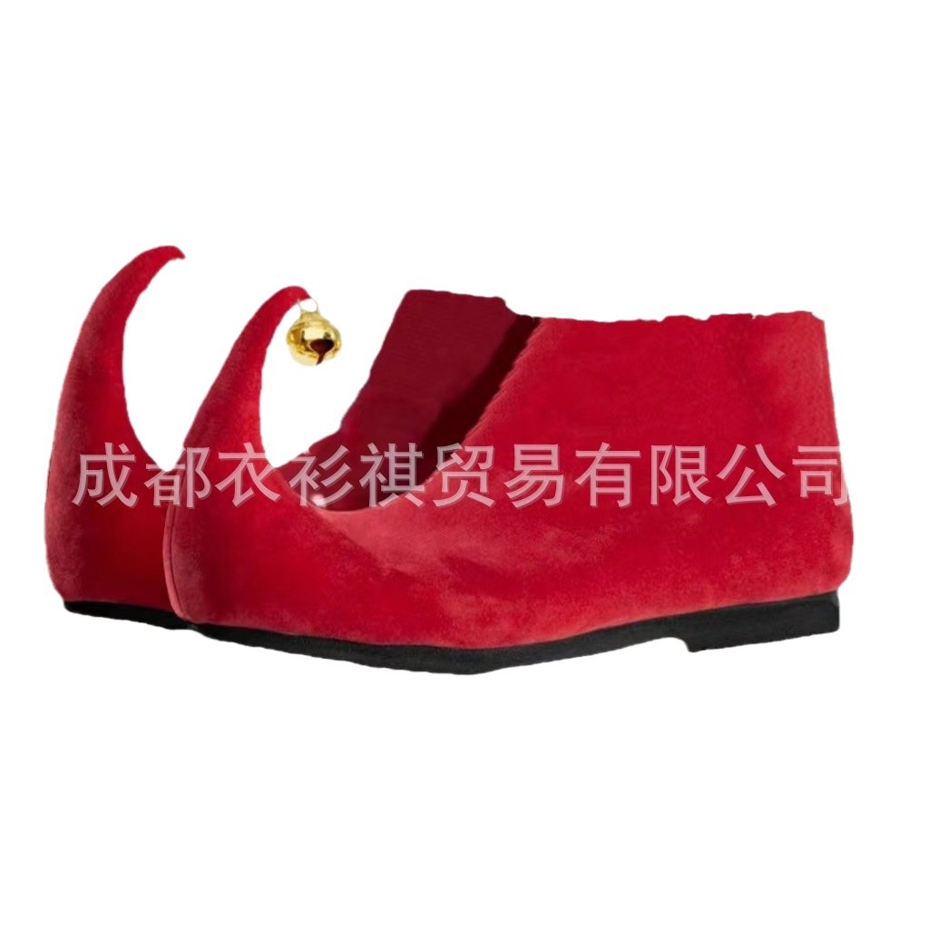 Sepatu Santa Claus Elf Dewasa  - Elf Costume Christmas ulasan dan harga
