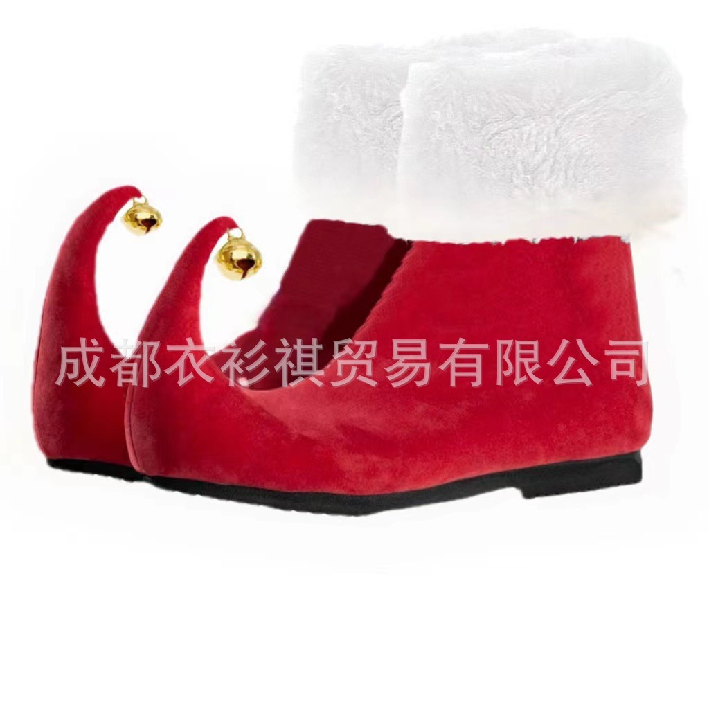 Sepatu Santa Claus Elf Dewasa  - Elf Costume Christmas ulasan dan harga
