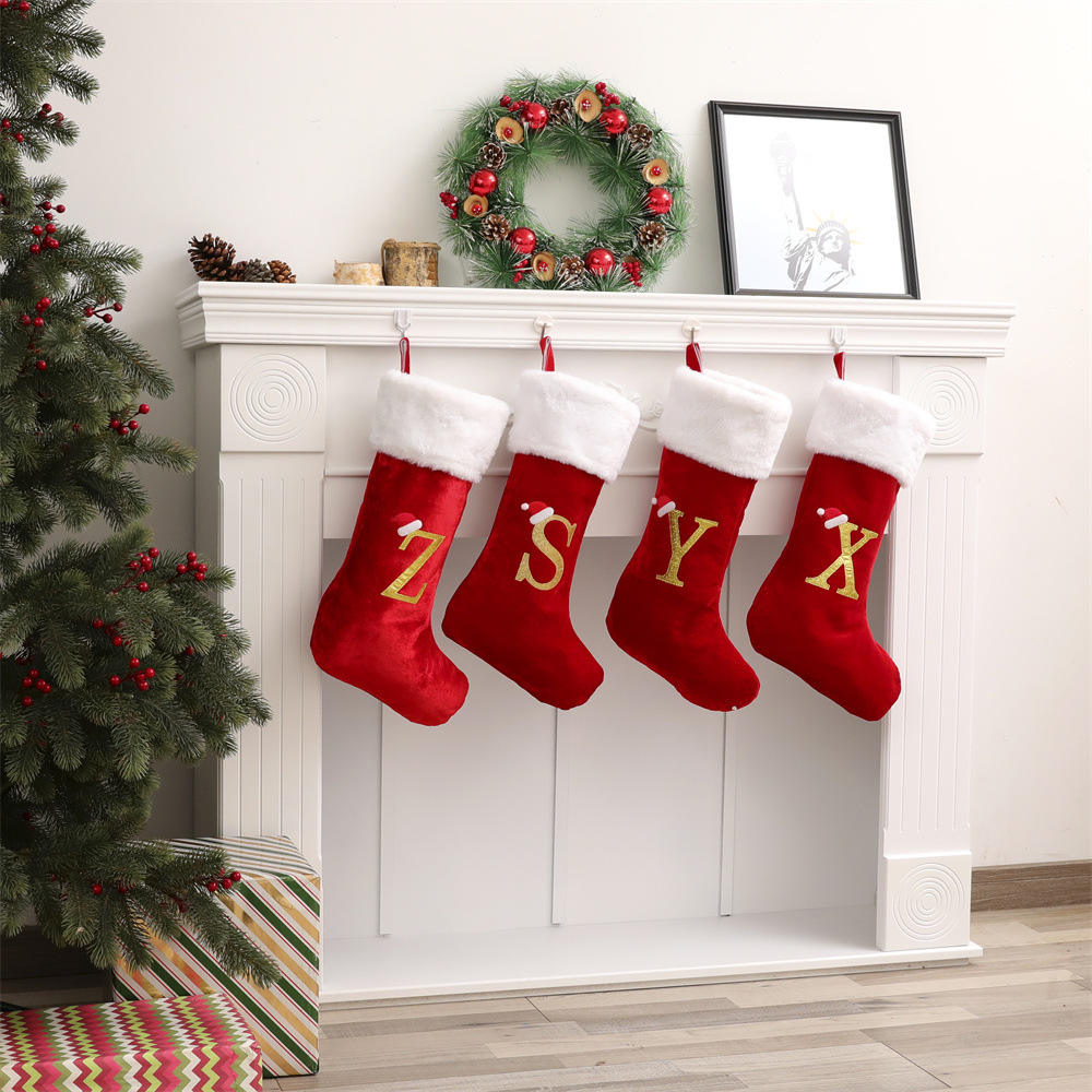 Tas Hadiah Natal Berbentuk Hur - Christmas Stocking Hanging ulasan dan harga