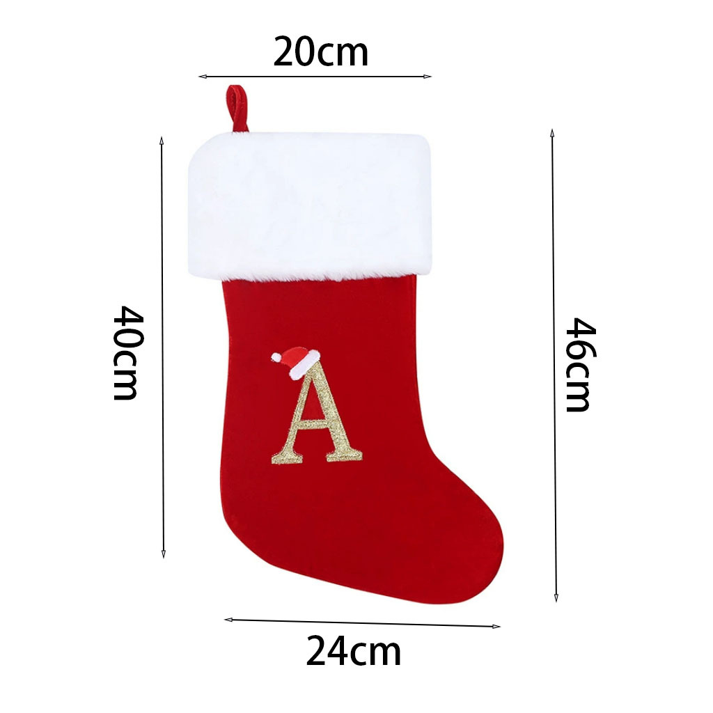 Tas Hadiah Natal Berbentuk Hur - Christmas Stocking Hanging ulasan dan harga