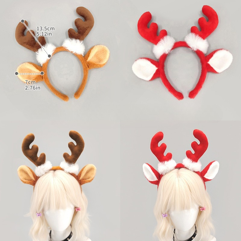 Bando Tanduk Rusa Natal, Penut - Reindeer Antlers Headband ulasan dan harga