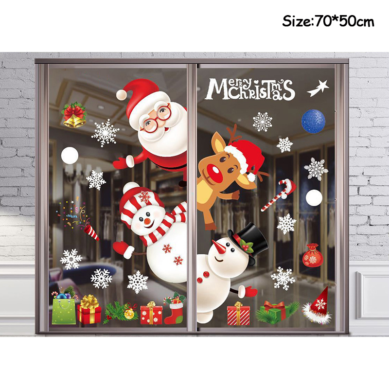 Stiker Jendela Dekorasi Selama - Snowflake Window Decal ulasan dan harga