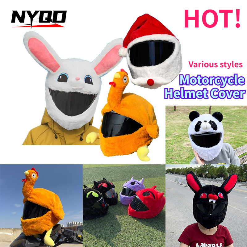 Penutup Helm Mewah Kartun Sepe - Santa Hat Plush ulasan dan harga