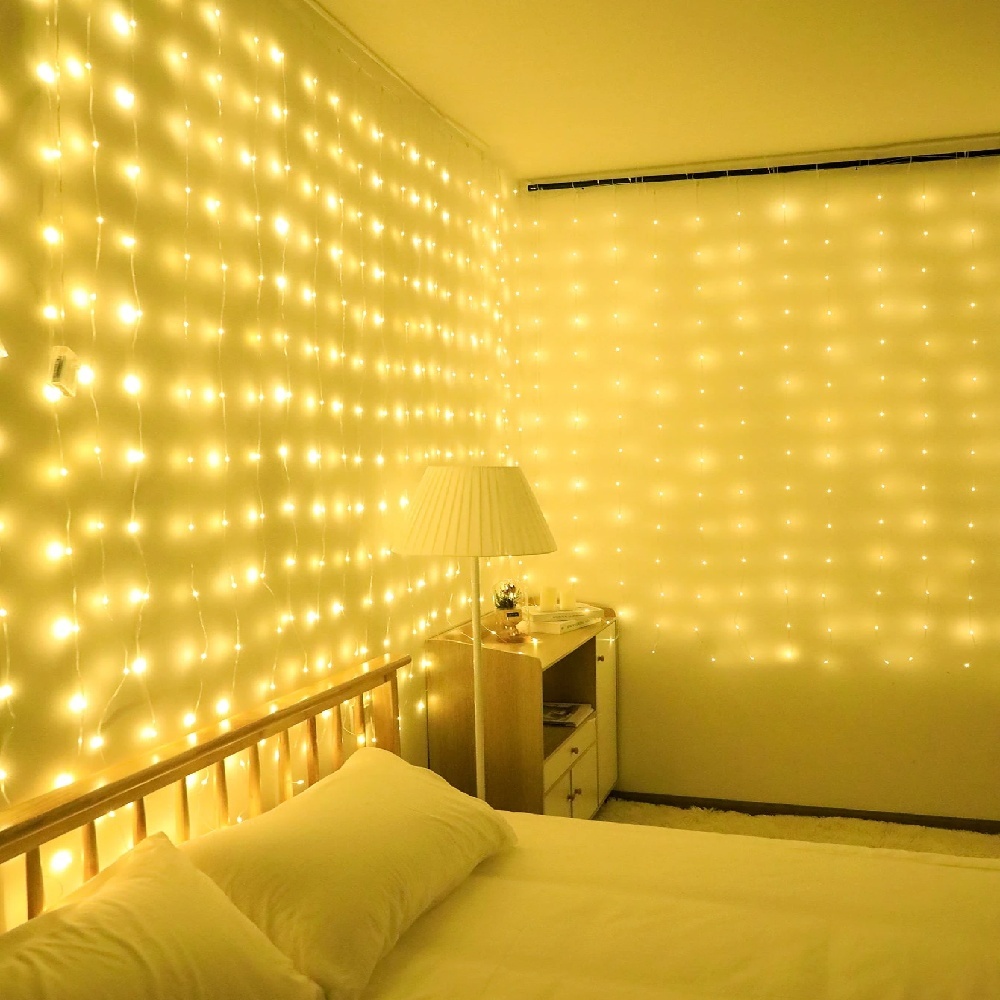 Lampu Tali Tirai LED 3/6M USB  - Led Fairy String Lights ulasan dan harga