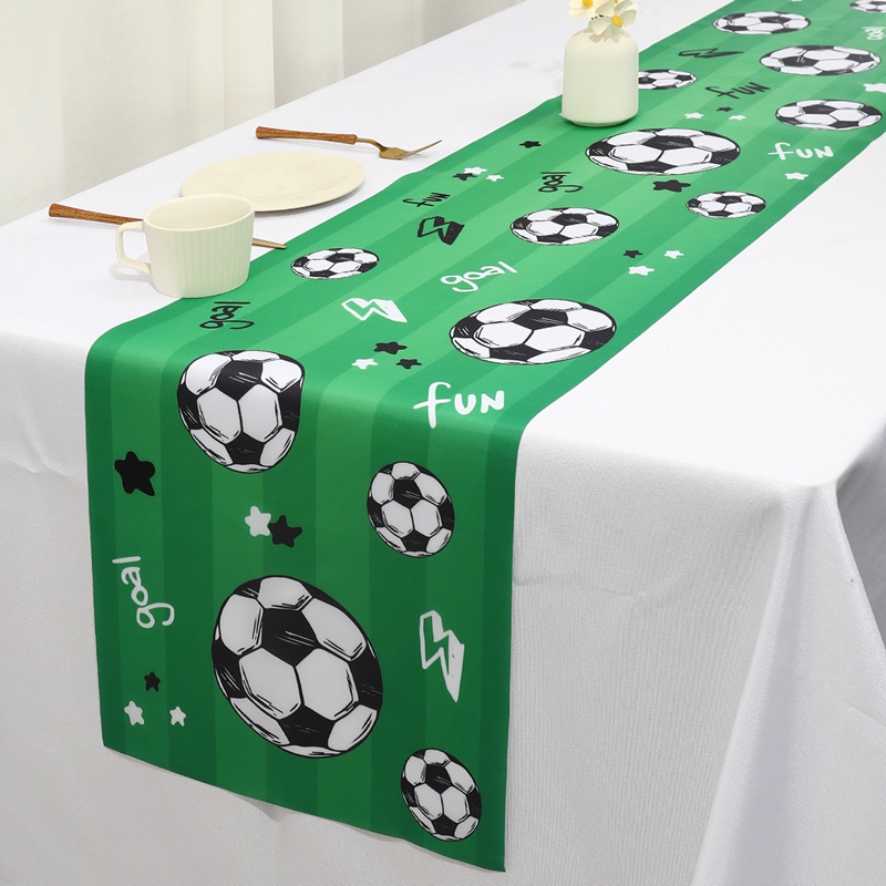 1 Buah Bendera Meja Pesta Sepa - Christmas Table Runner ulasan dan harga