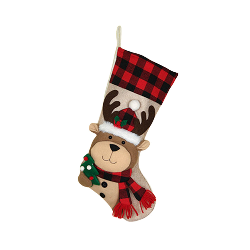 Stoking Natal Besar 19 Inci Mo - Christmas Stocking Hanging ulasan dan harga