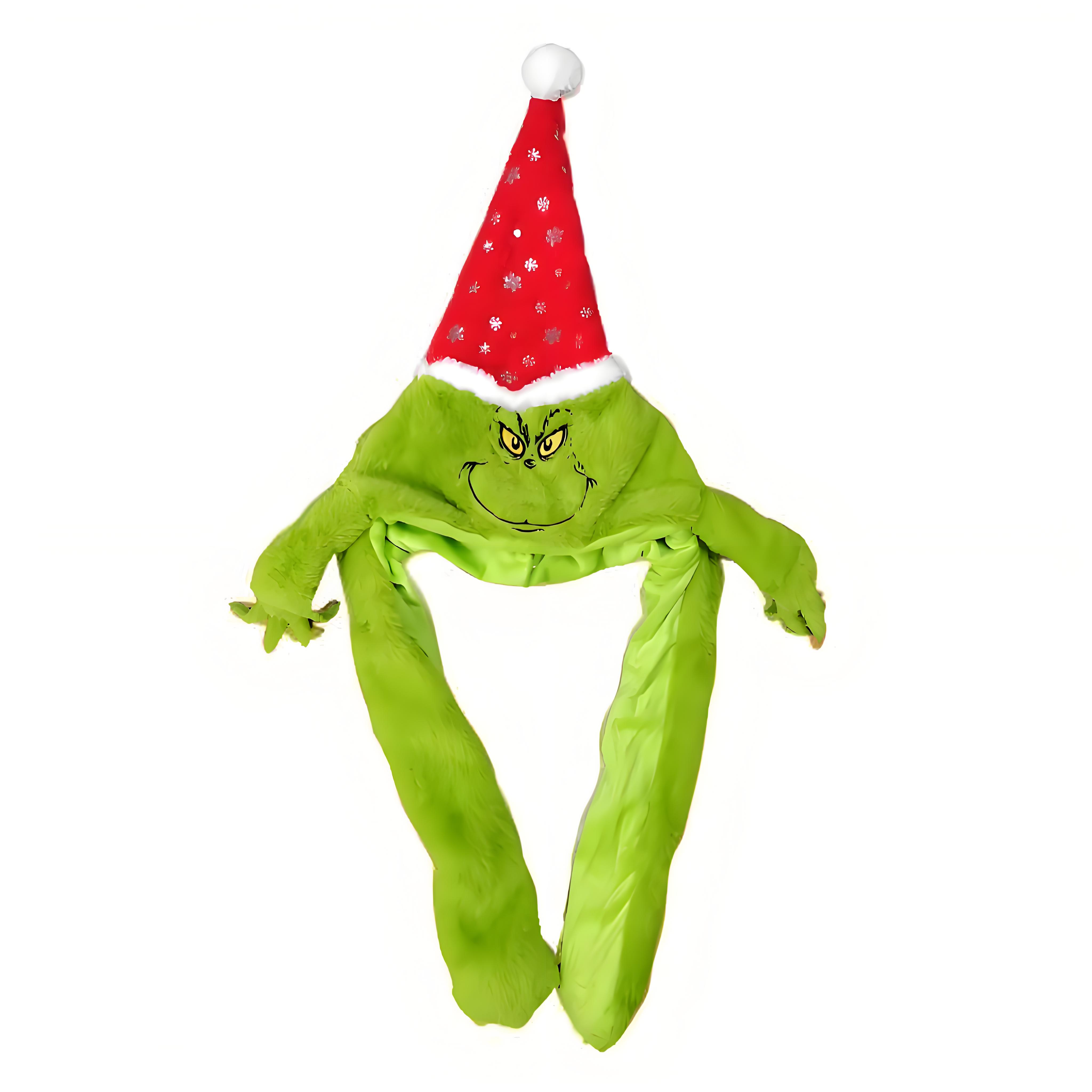 Topi, Syal, dan Kostum Kartun  - Santa Hat Plush ulasan dan harga