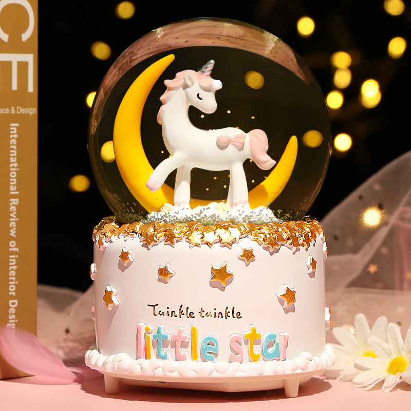 Kotak musik bola kristal anak  - Snow Globe Musical ulasan dan harga