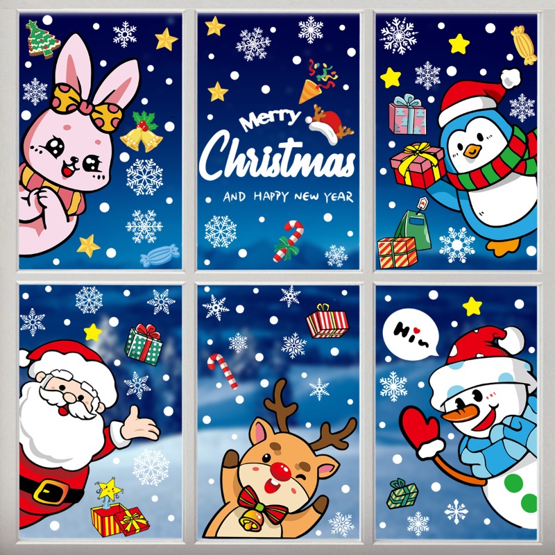 Stiker Jendela Kaca Dekoratif  - Snowflake Window Decal ulasan dan harga